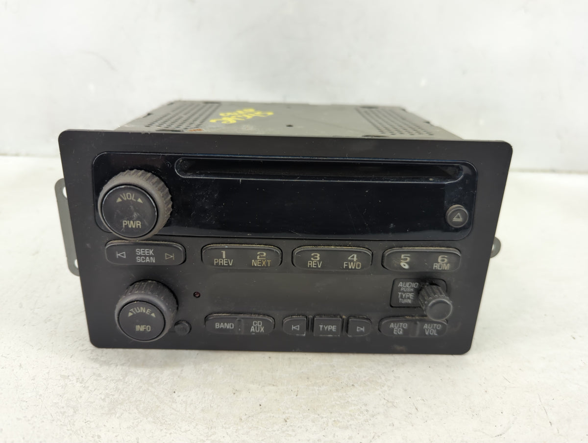 2003-2005 Chevrolet Trailblazer Radio AM FM Cd Player Receiver Replacement P/N:15850275 28043565 Fits Fits 2003 2004 2005 20