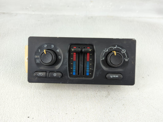 2003-2009 Chevrolet Trailblazer Climate Control Module Temperature AC/Heater Replacement P/N:15195333 Fits OEM Used Auto Par