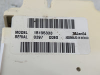 2003-2009 Chevrolet Trailblazer Climate Control Module Temperature AC/Heater Replacement P/N:15195333 Fits OEM Used Auto Par