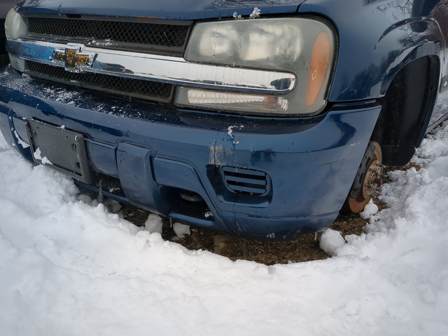2002-2008 Chevrolet Trailblazer Front Bumper - Oem - Oemusedautoparts1.com