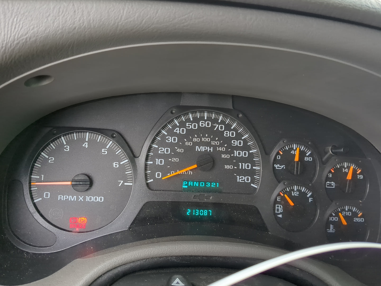 2003-2004 Chevrolet Trailblazer Instrument Cluster Speedometer Gauges Fits Fits 2003 2004 OEM Used Auto Parts - Oemusedautop