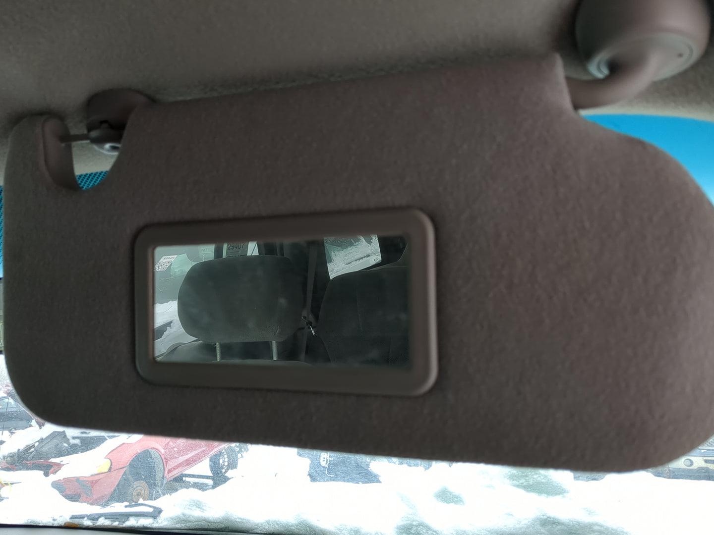 2002-2004 Chevrolet Trailblazer Sun Visor Shade Replacement Passenger Right Mirror Fits Fits 2002 2003 2004 OEM Used Auto Pa