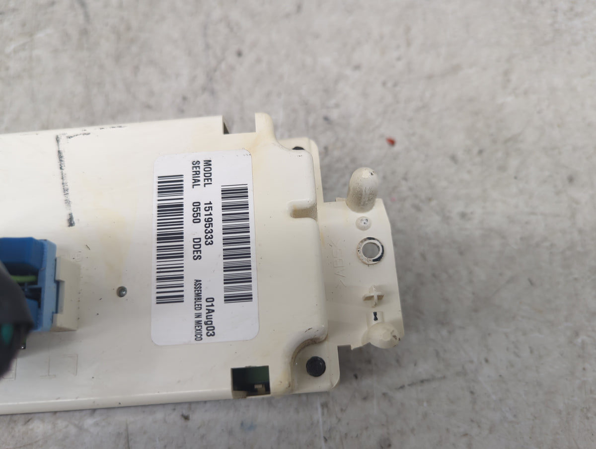 2002-2009 Chevrolet Trailblazer Climate Control Module Temperature AC/Heater Replacement P/N:15195333 Fits OEM Used Auto Par