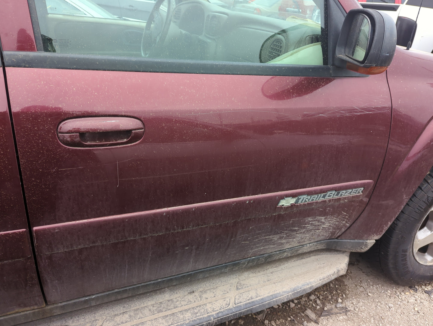 2002-2004 Chevrolet Trailblazer Passenger Front Door Oem 1375211 - Oemusedautoparts1.com