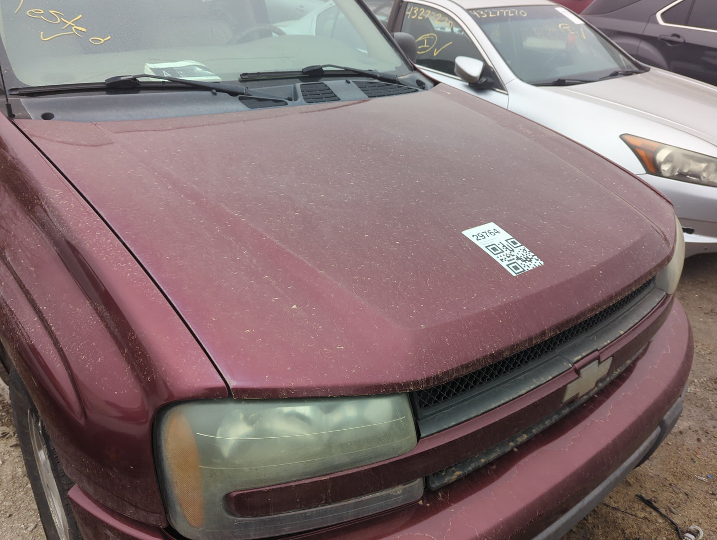 2002-2009 Chevrolet Trailblazer Hood Oem - Oemusedautoparts1.com