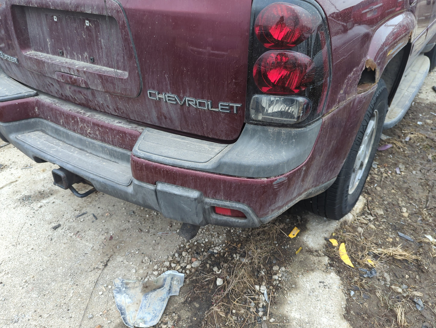 2002-2009 Chevrolet Trailblazer Rear Bumper Assembly Oem 1375270 - Oemusedautoparts1.com