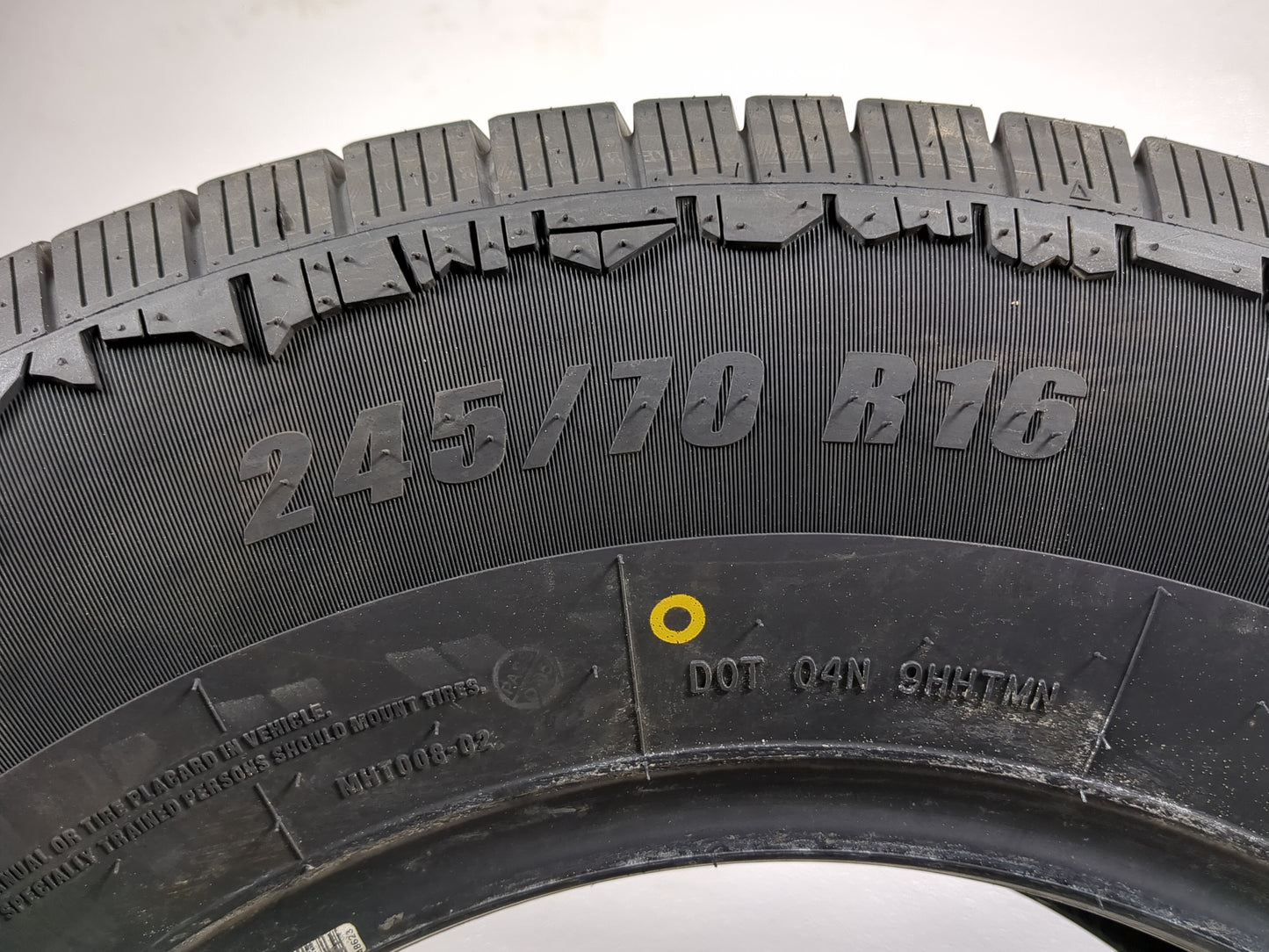 Used Tire 245/70R16 MOHAVE HIGHWAY TERRAIN 111T - Tread Depth 11/32 - Oemusedautoparts1.com
