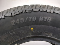 Used Tire 245/70R16 MOHAVE HIGHWAY TERRAIN 111T - Tread Depth 11/32 - Oemusedautoparts1.com