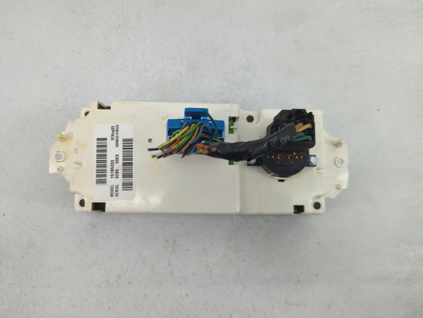 2003-2009 Chevrolet Trailblazer Climate Control Module Temperature AC/Heater Replacement P/N:15195333 Fits OEM Used Auto Par