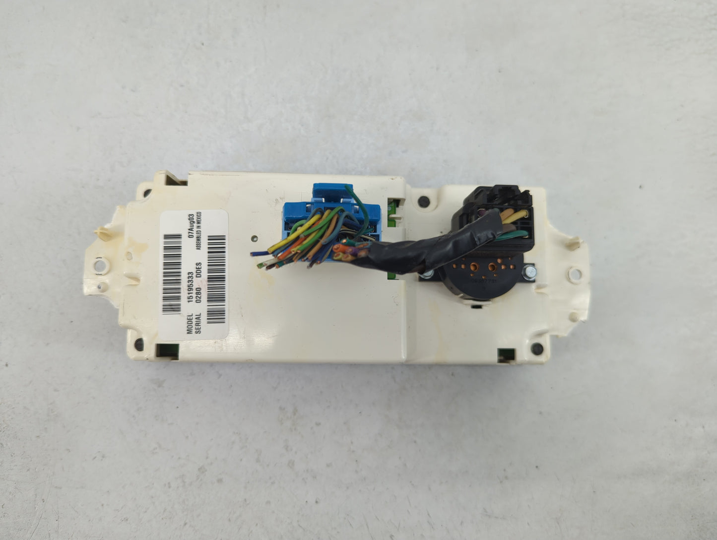 2003-2009 Chevrolet Trailblazer Climate Control Module Temperature AC/Heater Replacement P/N:15195333 Fits OEM Used Auto Par