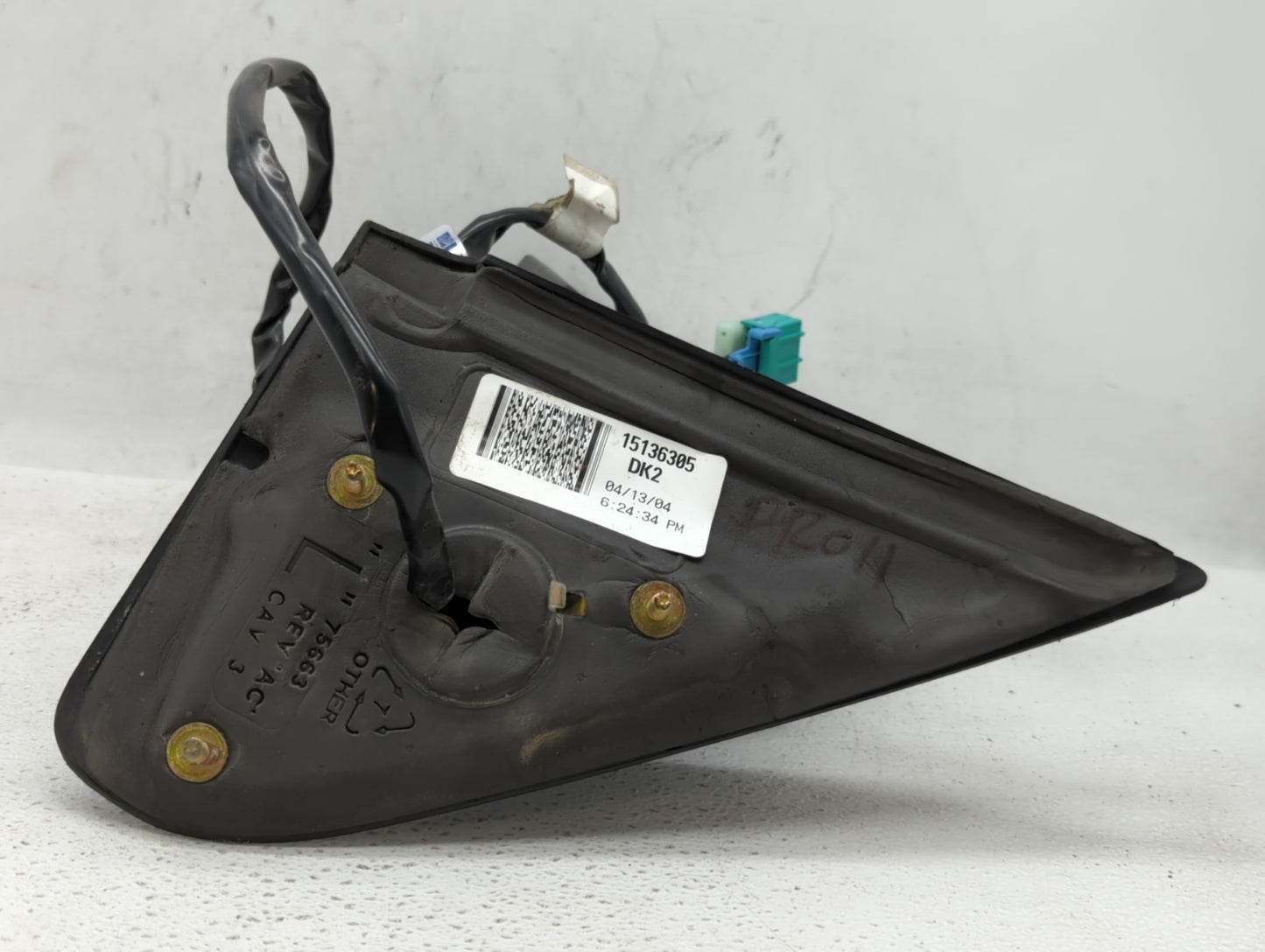 2002-2006 Chevrolet Trailblazer Side Mirror Replacement Driver Left View Door Mirror P/N:15136305DK2 Fits OEM Used Auto Part