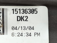 2002-2006 Chevrolet Trailblazer Side Mirror Replacement Driver Left View Door Mirror P/N:15136305DK2 Fits OEM Used Auto Part