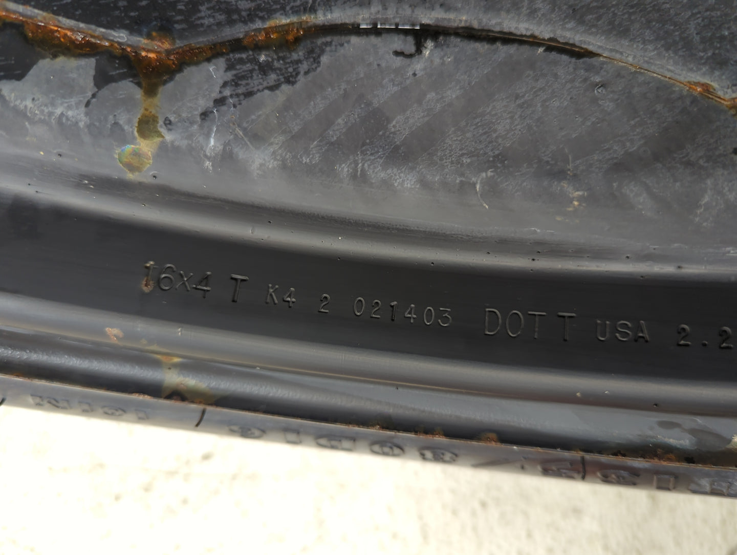 1998-2004 Chrysler Concorde Spare Donut Tire Wheel Rim Oem - Oemusedautoparts1.com