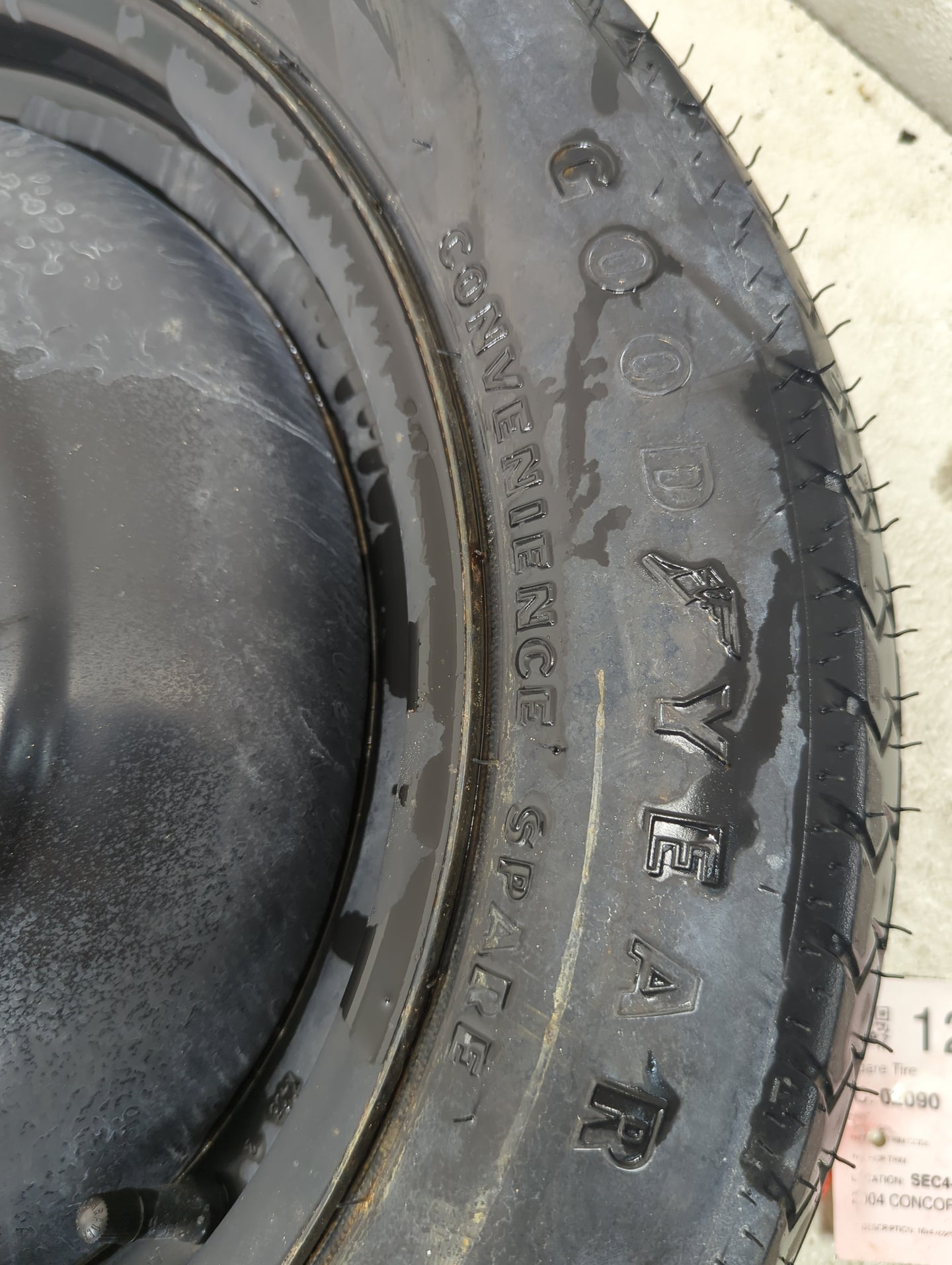 1998-2004 Chrysler Concorde Spare Donut Tire Wheel Rim Oem - Oemusedautoparts1.com