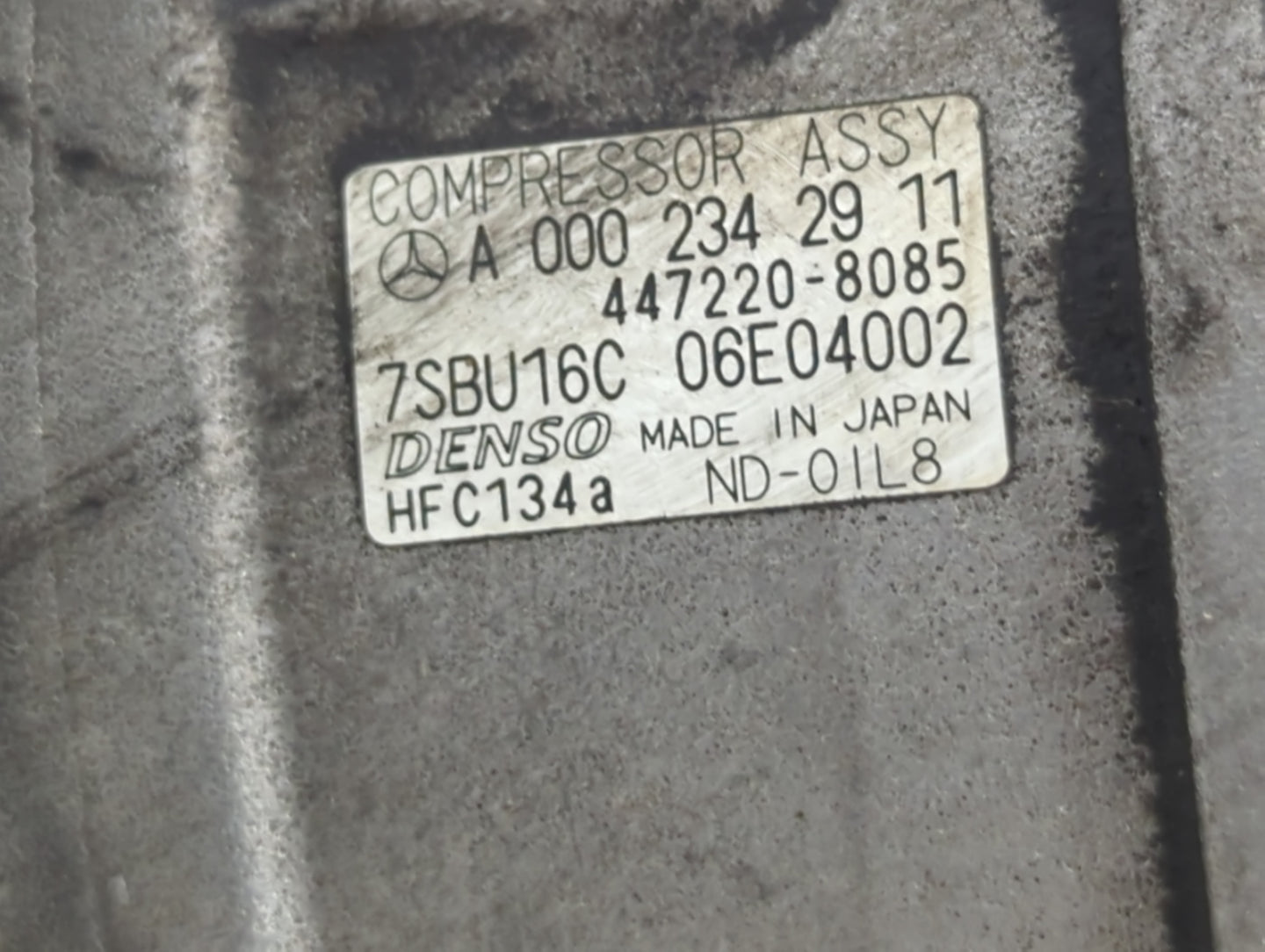 2004-2008 Chrysler Crossfire Air Conditioning A/c Ac Compressor Oem - Oemusedautoparts1.com