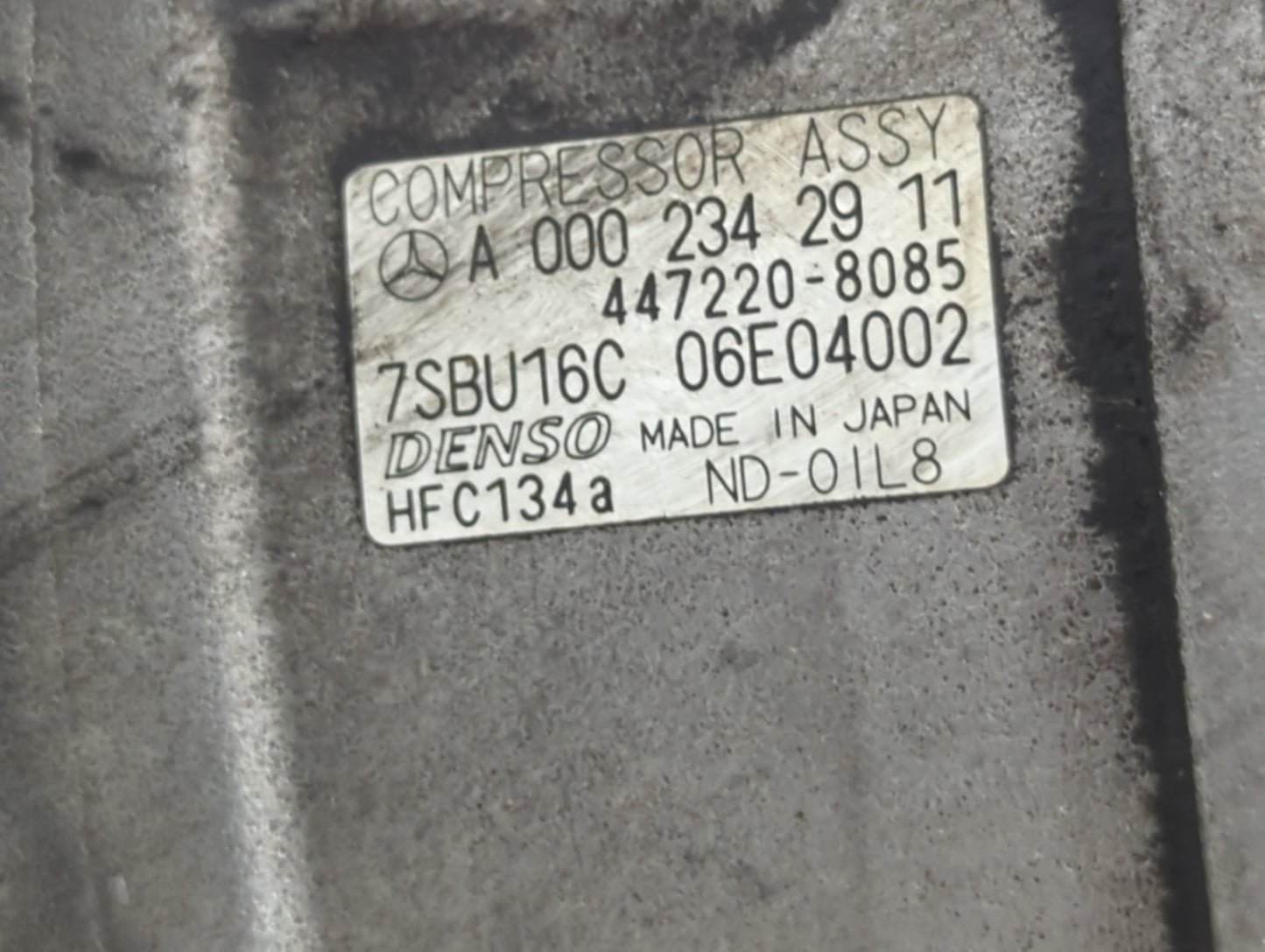 2004-2008 Chrysler Crossfire Air Conditioning A/c Ac Compressor Oem - Oemusedautoparts1.com