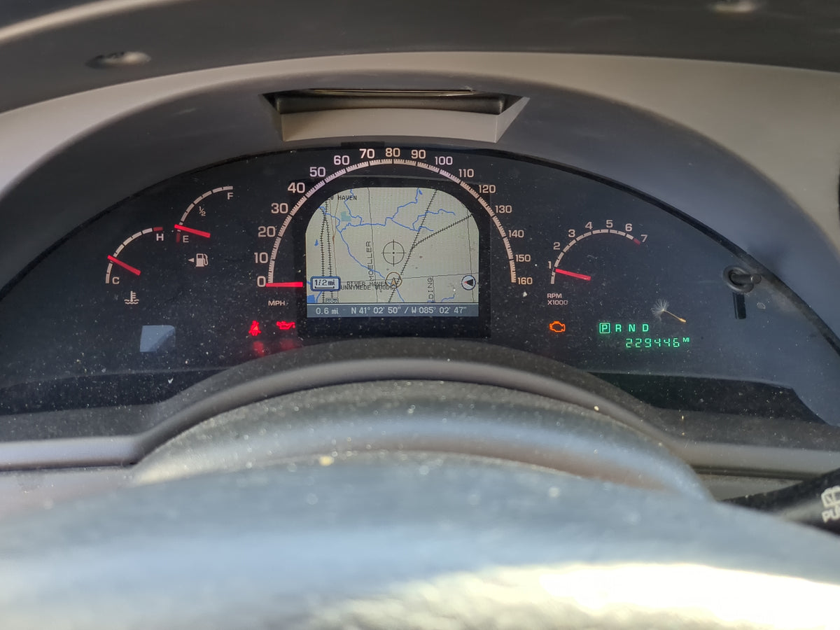 2004 Chrysler Pacifica Instrument Cluster Speedometer Gauges Miles:229K Fits OEM Used Auto Parts - Oemusedautoparts1.com