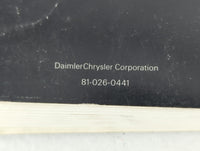 2004 Chrysler Pacifica Owners Manual Book Guide P/N:81-026-0441 OEM Used Auto Parts - Oemusedautoparts1.com