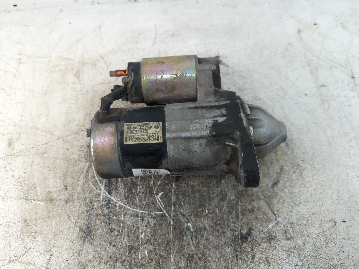 2003-2010 Chrysler Pt Cruiser Car Starter Motor Solenoid OEM P/N:M000T84882ZC 05033067AB Fits OEM Used Auto Parts - Oemuseda