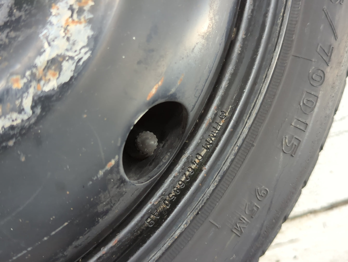 2001-2006 Chrysler Sebring Spare Donut Tire Wheel Rim Oem - Oemusedautoparts1.com