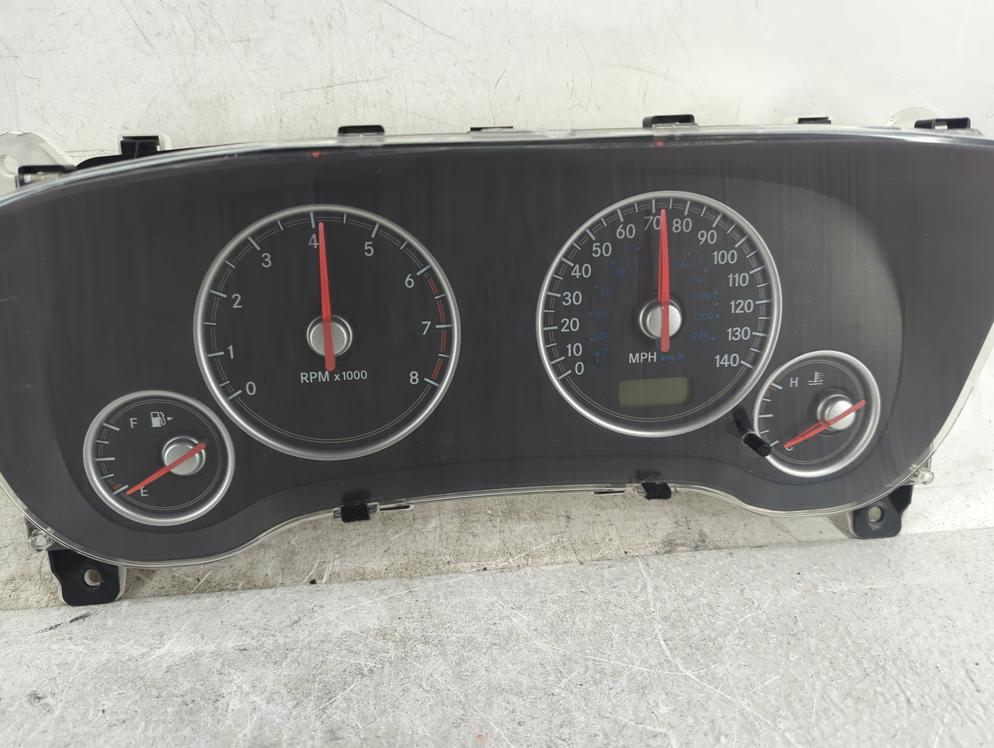 2004 Chrysler Sebring Instrument Cluster Speedometer Gauges P/N:MN177270 TN157520-4500 Miles: Fits OEM Used Auto Parts - Oem