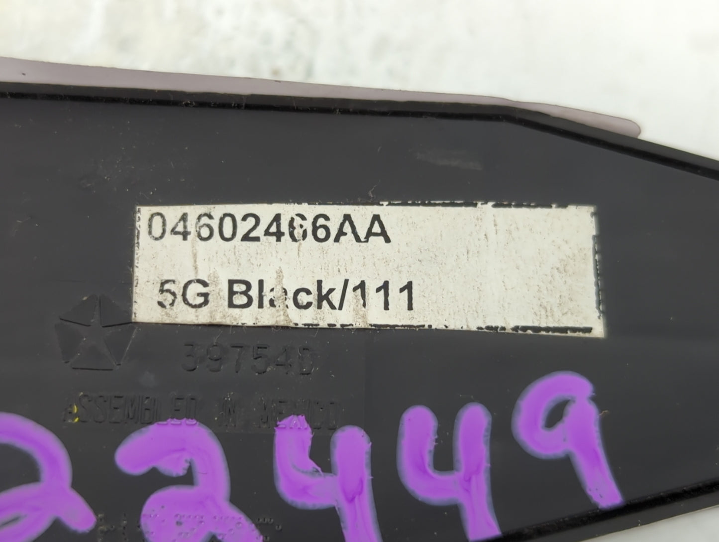 2004-2006 Chrysler Sebring Passenger Right Power Window Switch 04602466aa - Oemusedautoparts1.com