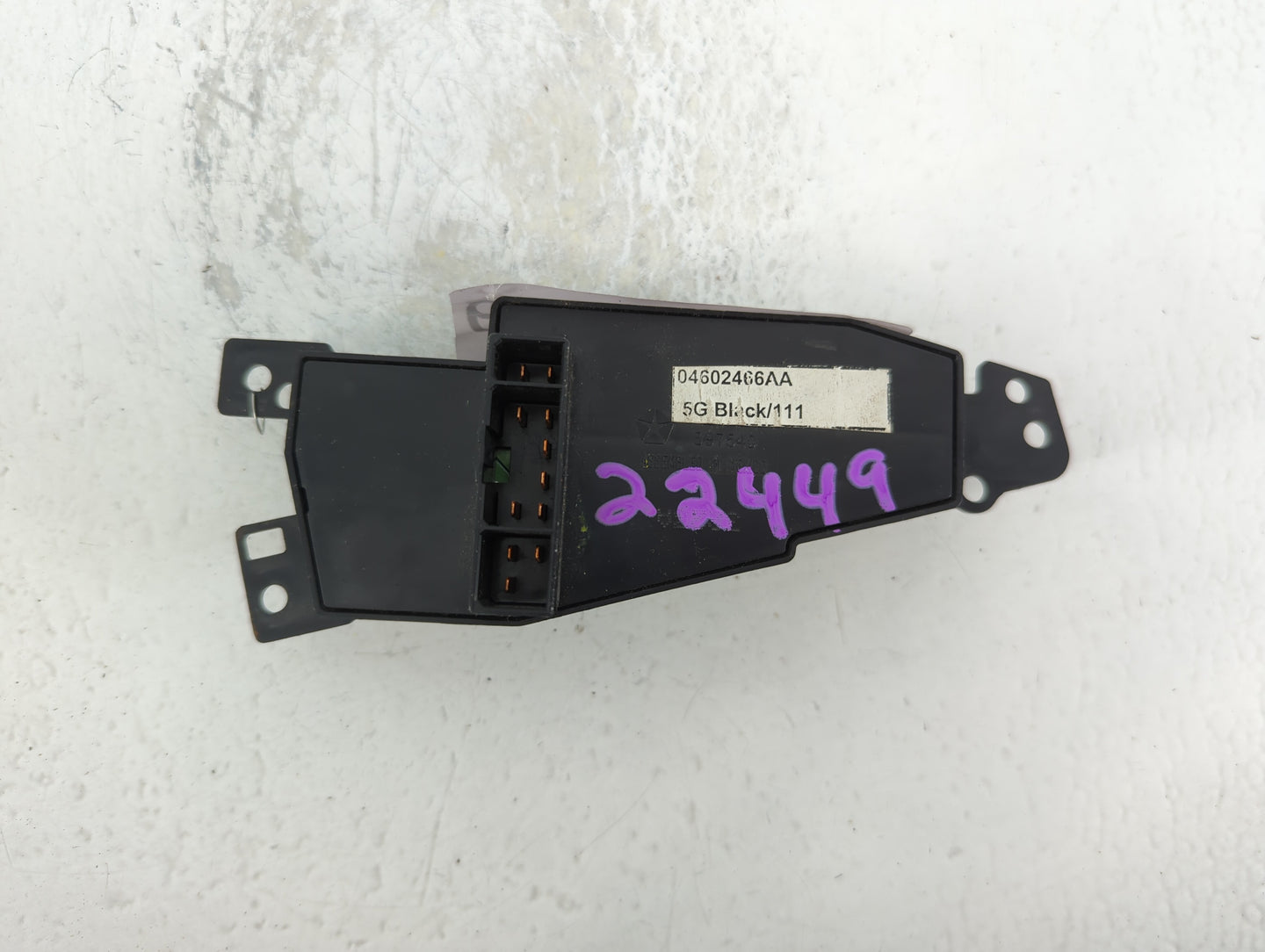 2004-2006 Chrysler Sebring Passenger Right Power Window Switch 04602466aa - Oemusedautoparts1.com