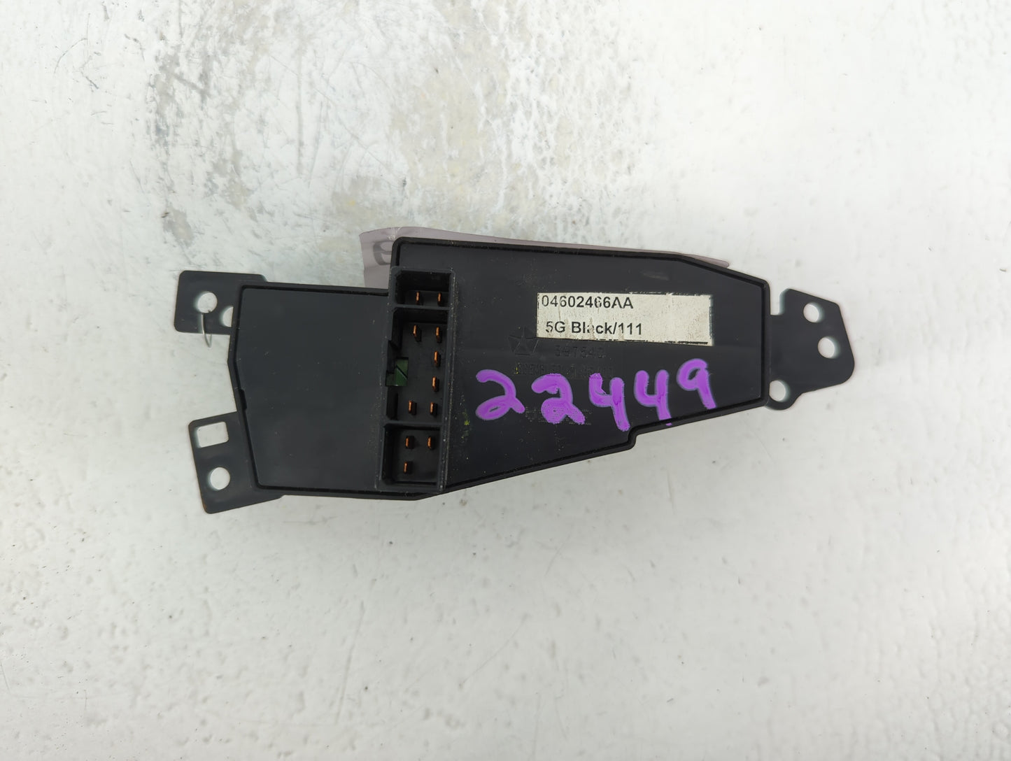 2004-2006 Chrysler Sebring Passenger Right Power Window Switch 04602466aa - Oemusedautoparts1.com