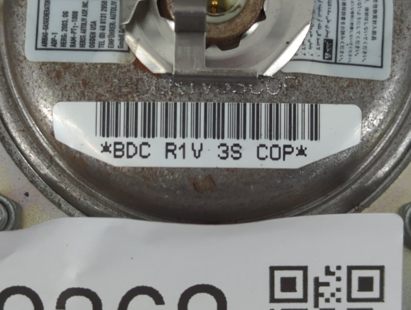 2003-2005 Chrysler Sebring Air Bag Driver Left Steering Wheel Mounted - Oemusedautoparts1.com