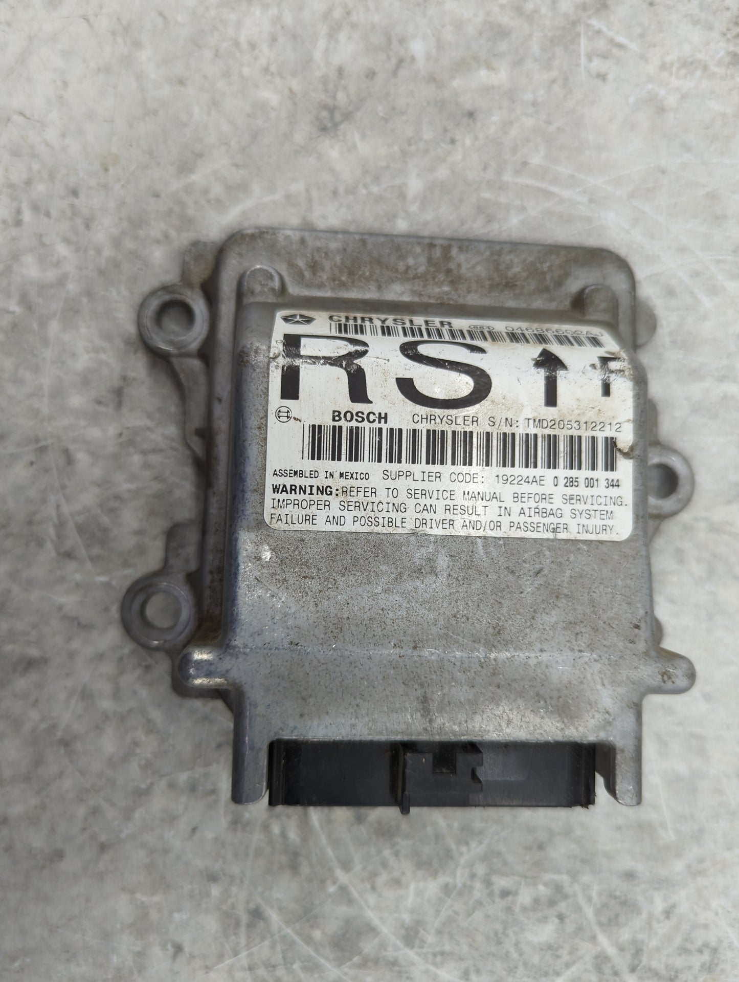 Chrysler Town And Country Srs Safety Restraint System Module - Oemusedautoparts1.com