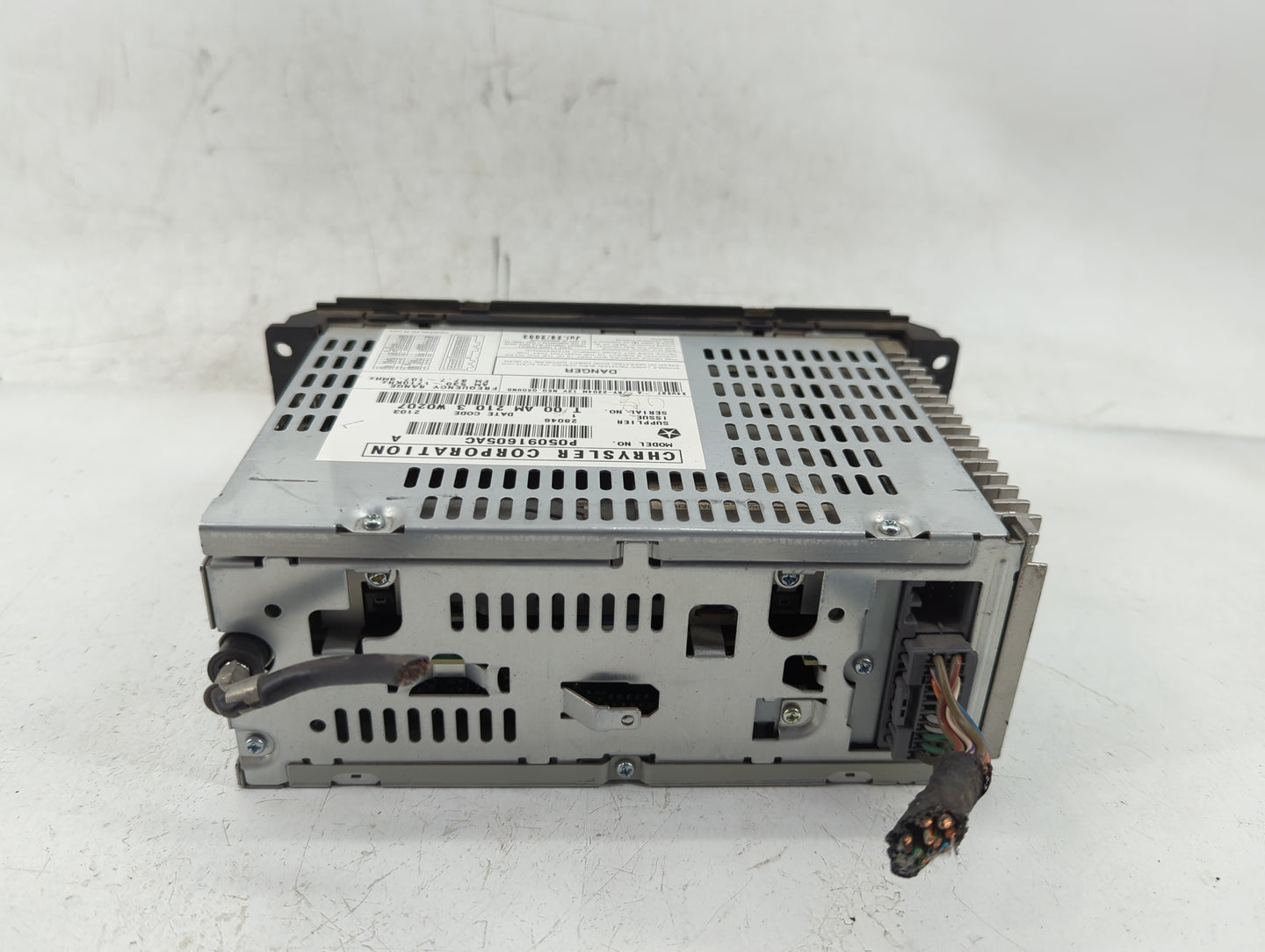 2002-2007 Dodge Caravan Radio AM FM Cd Player Receiver Replacement P/N:P05091605AC Fits Fits 2002 2003 2004 2005 2006 2007 O