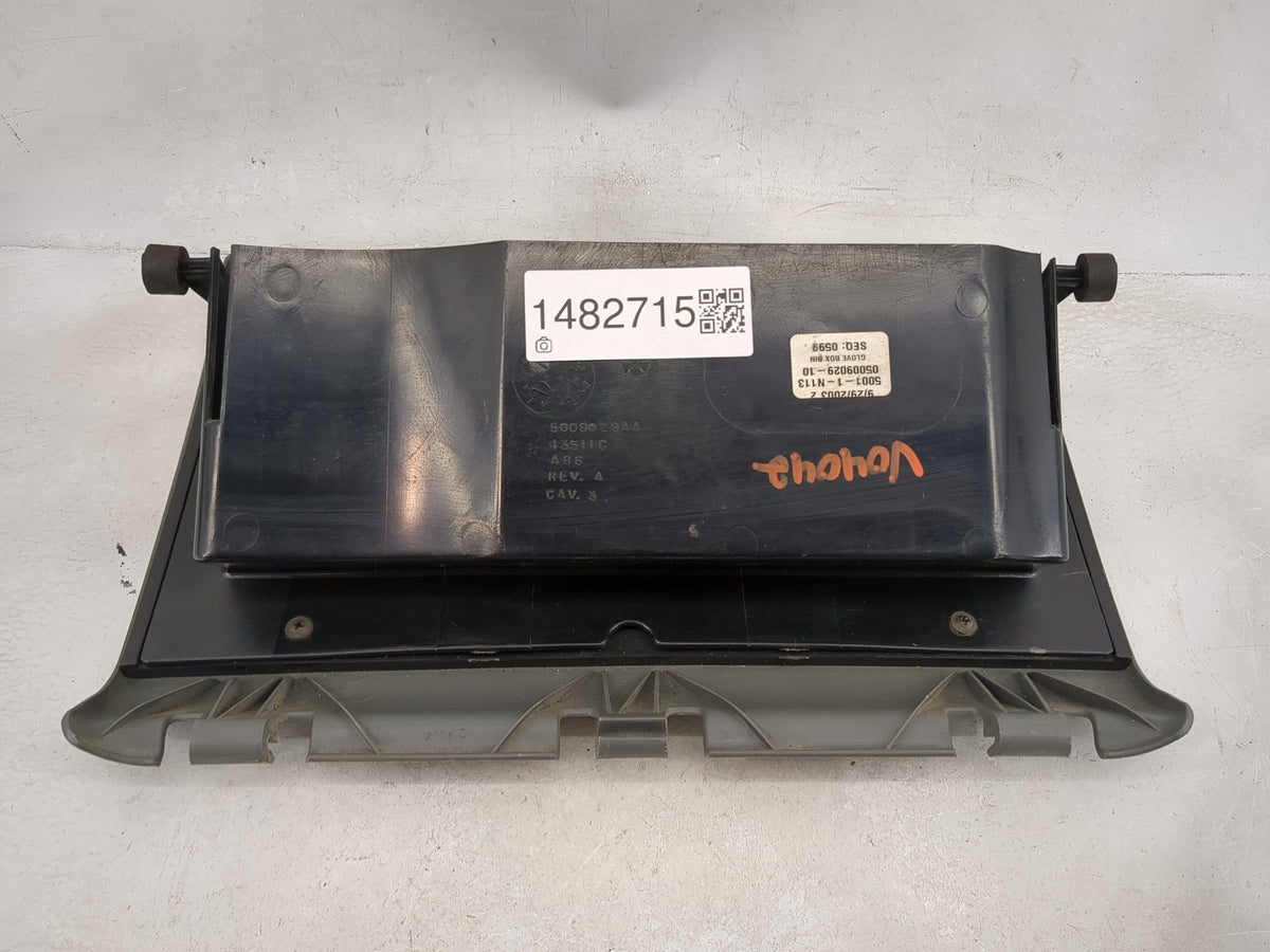 2004 Dodge Caravan Passenger Glove Box Door Storage Compartment Gray - Oemusedautoparts1.com