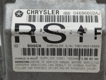 2004-2004 Dodge Caravan Chassis Control Module Ccm Bcm Body Control