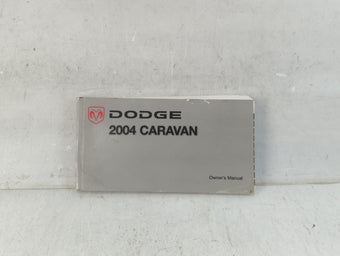 compare product 2004 Dodge Caravan Owners Manual Book Guide P/N:81-226-0418 OEM Used Auto Parts