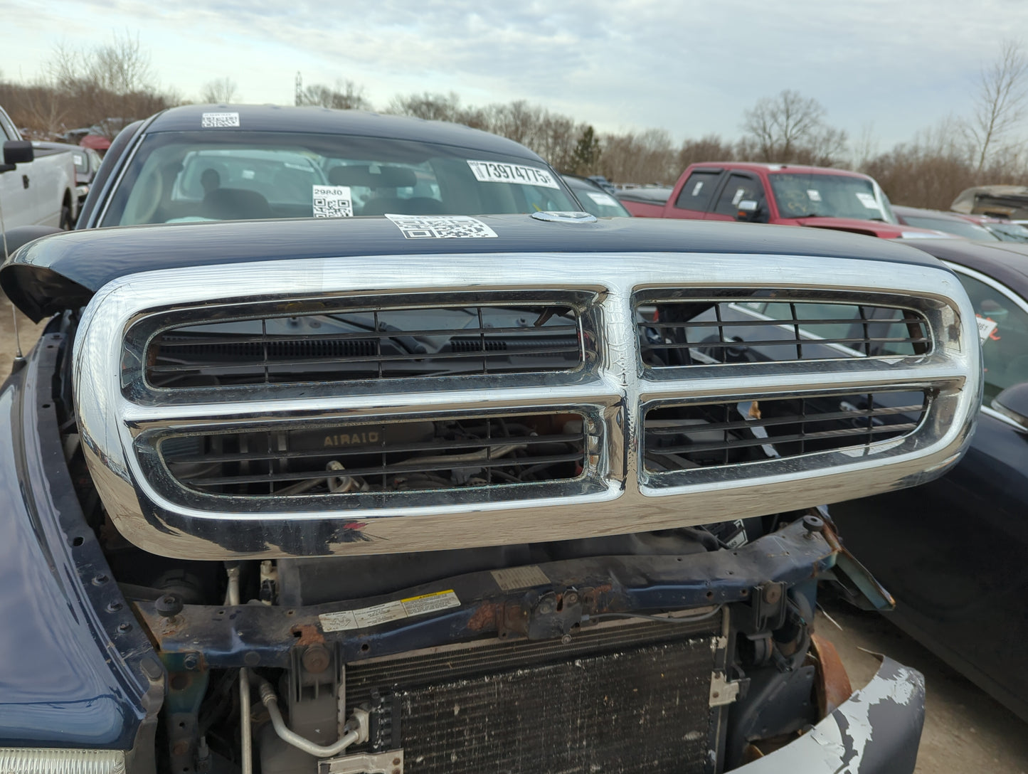 1997-2004 Dodge Dakota Front Grille Bumper Not Included - Oemusedautoparts1.com