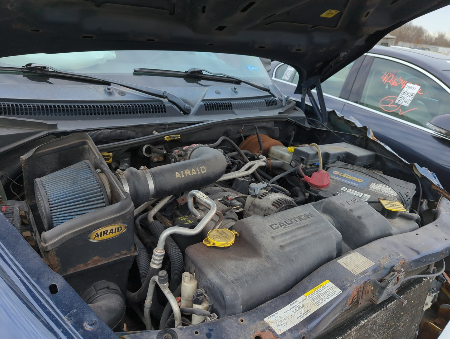 2003-2004 Dodge Dakota 4.7L Engine Motor Complete Assembly 243K Miles Tested-Runs Good OEM Used Auto Parts - Oemusedautopart