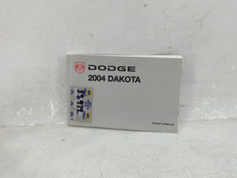 compare product 2004 Dodge Dakota Owners Manual Book Guide OEM Used Auto Parts