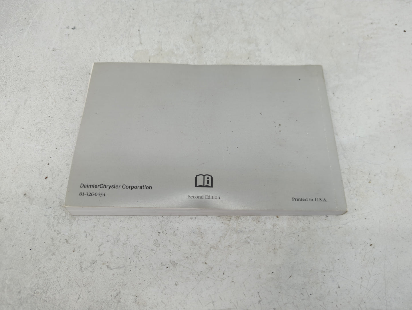 2004 Dodge Dakota Owners Manual Book Guide OEM Used Auto Parts - Oemusedautoparts1.com