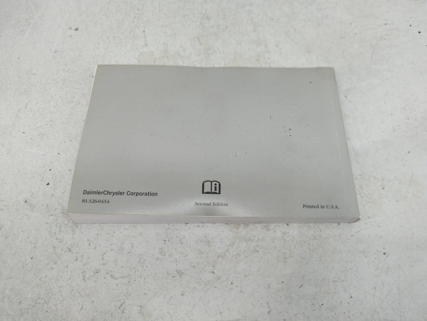 2004 Dodge Dakota Owners Manual Book Guide OEM Used Auto Parts - Oemusedautoparts1.com