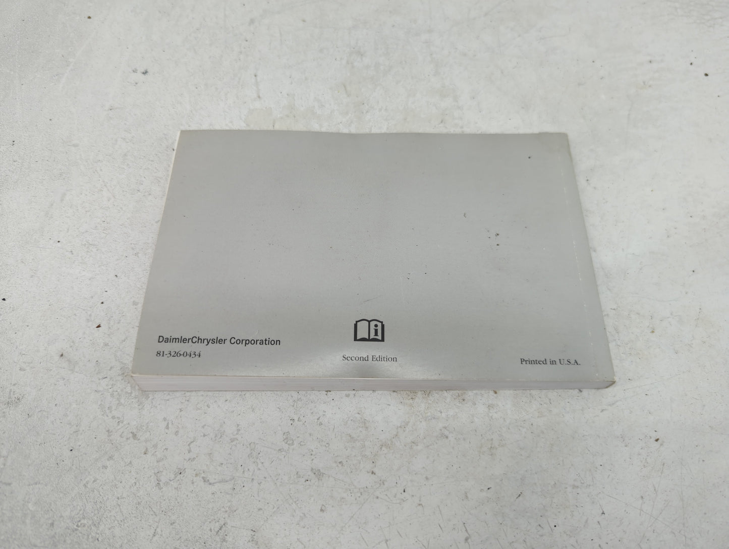 2004 Dodge Dakota Owners Manual Book Guide OEM Used Auto Parts - Oemusedautoparts1.com