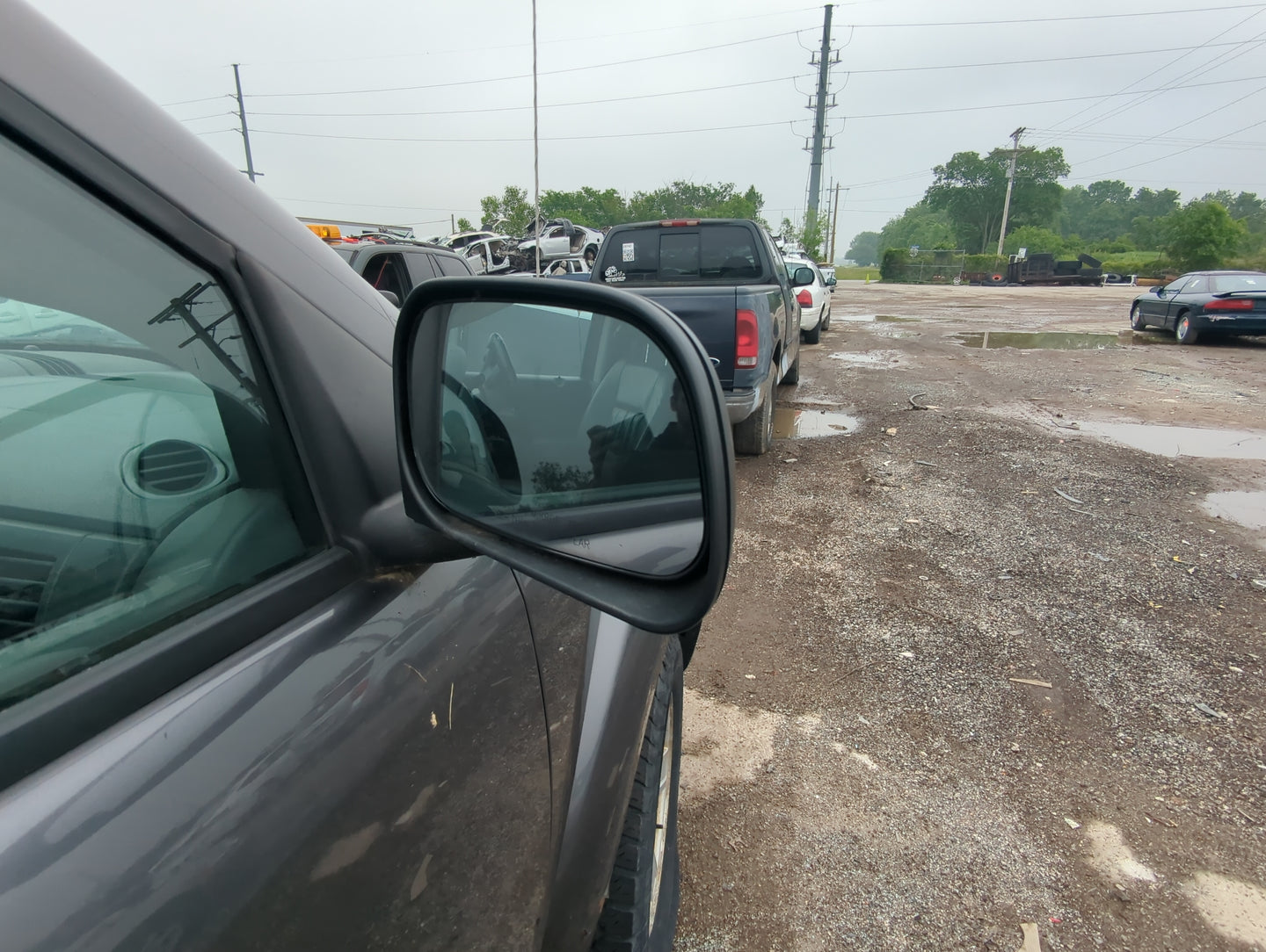 2004-2007 Dodge Durango Passenger Side View Mirror - Right Door Mirror OEM Used - Oemusedautoparts1.com