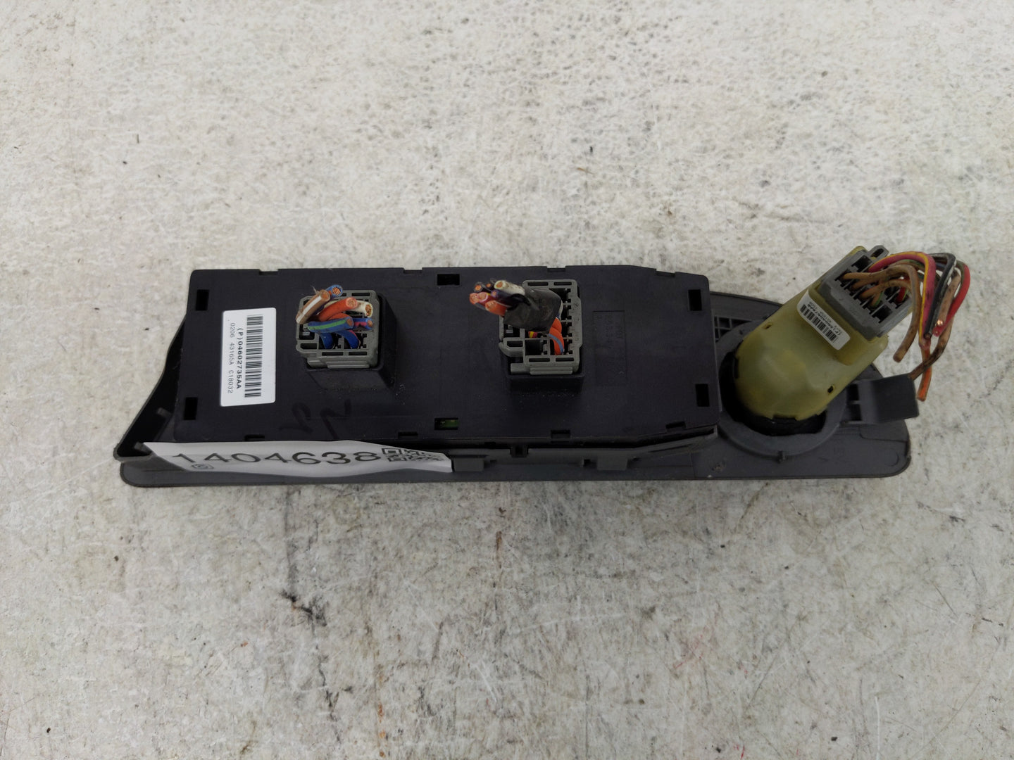 2004-2005 Dodge Durango Master Power Window Switch Replacement Driver Side Left P/N:04602735AA Fits Fits 2004 2005 OEM Used 
