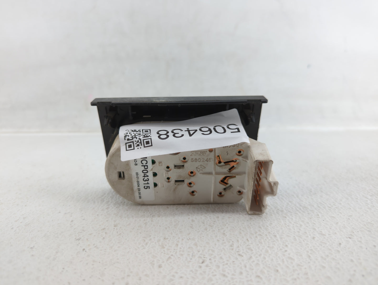 2004-2009 Dodge Durango Climate Control Module Temperature AC/Heater Replacement P/N:P55057280AE 20013262 Fits OEM Used Auto