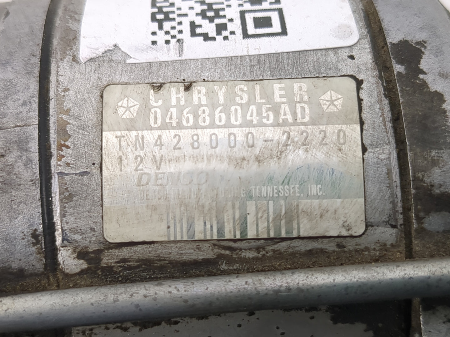 2004-2005 Dodge Grand Caravan Car Starter Motor Solenoid OEM P/N:04686045AD Fits Fits 2004 2005 2006 OEM Used Auto Parts - O