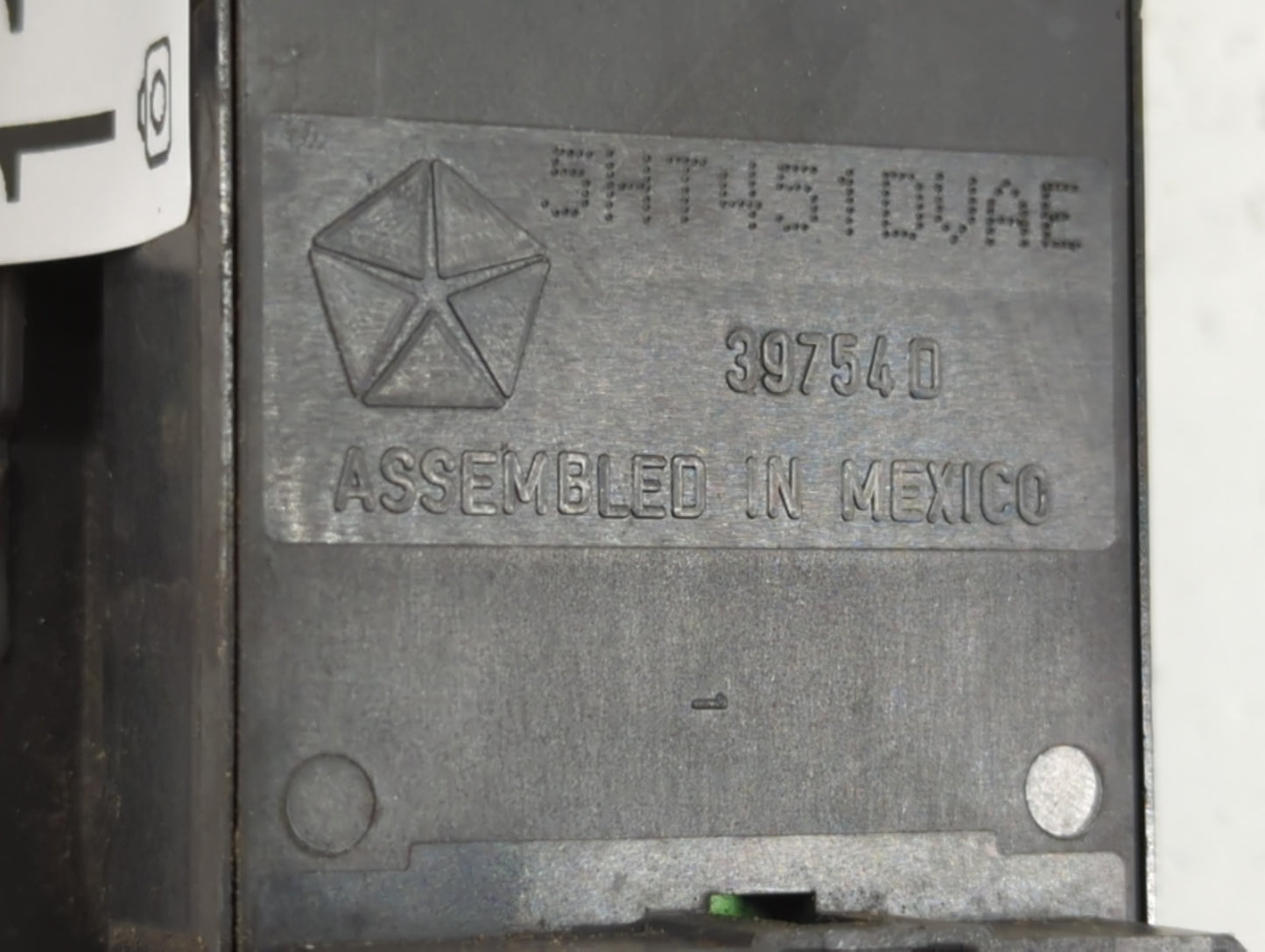 2002-2008 Dodge Ram 1500 Master Power Window Switch Replacement Driver Side Left P/N:39754D Fits OEM Used Auto Parts - Oemus