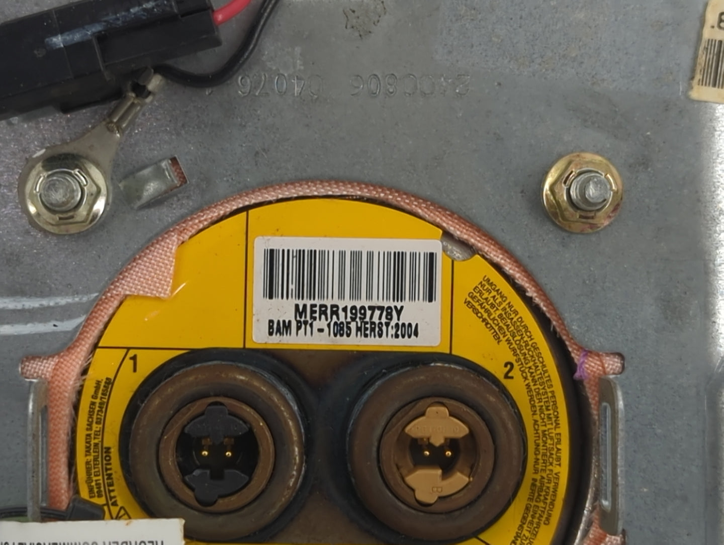 2004-2004 Dodge Ram 1500 Air Bag Driver Left Steering Wheel Mounted - Oemusedautoparts1.com