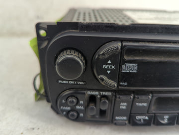 2002-2005 Dodge Ram 1500 Radio AM FM Cd Player Receiver Replacement P/N:P05091605AD Fits OEM Used Auto Parts