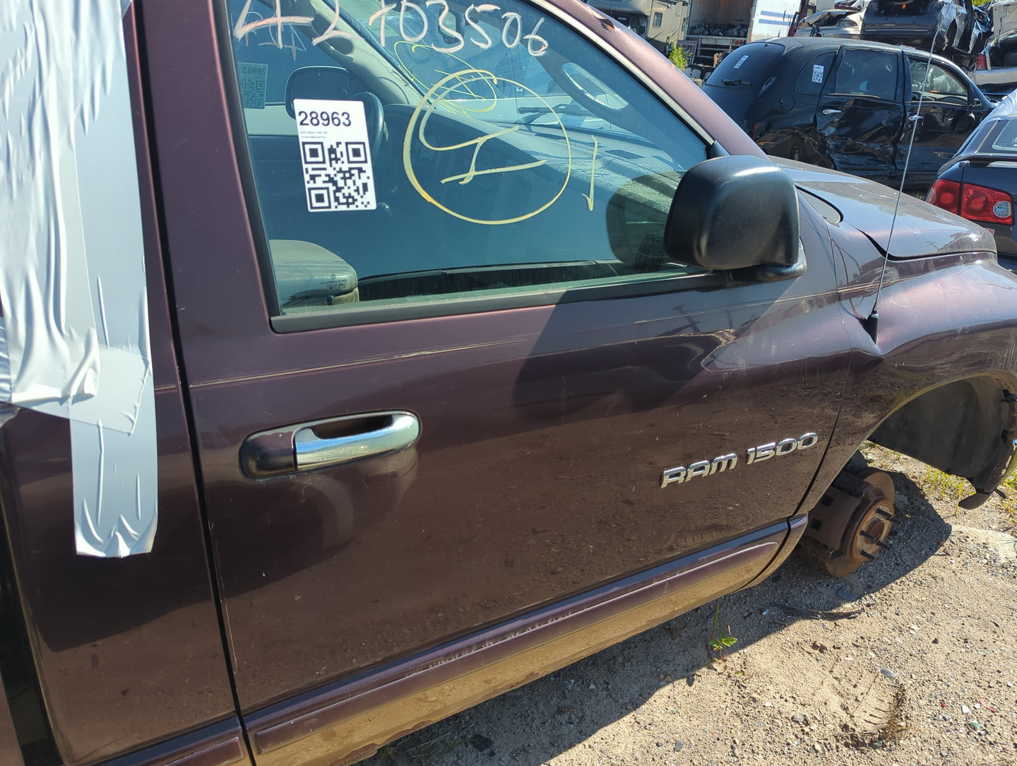 2003-2008 Dodge Ram 1500 Passenger Front Door Oem - Oemusedautoparts1.com