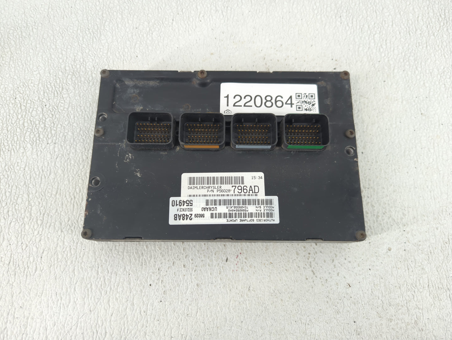 2004 Dodge Ram 1500 PCM Engine Control Computer ECU ECM PCU OEM P/N:P56028796AD Fits OEM Used Auto Parts - Oemusedautoparts1