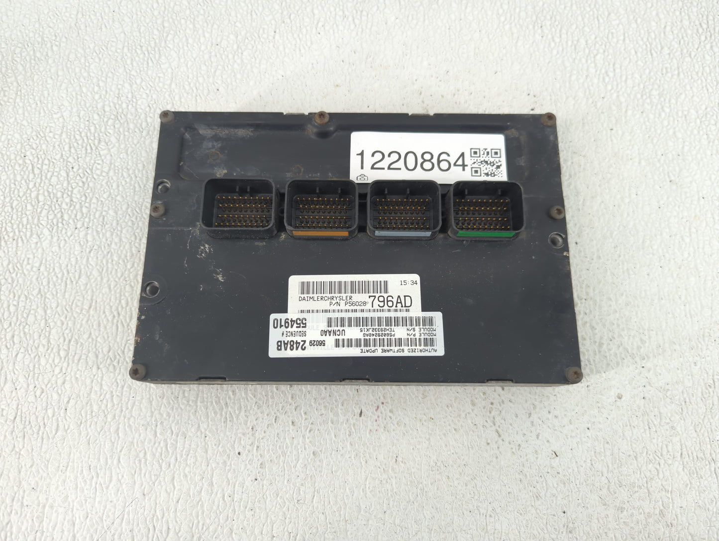 2004 Dodge Ram 1500 PCM Engine Control Computer ECU ECM PCU OEM P/N:P56028796AD Fits OEM Used Auto Parts - Oemusedautoparts1